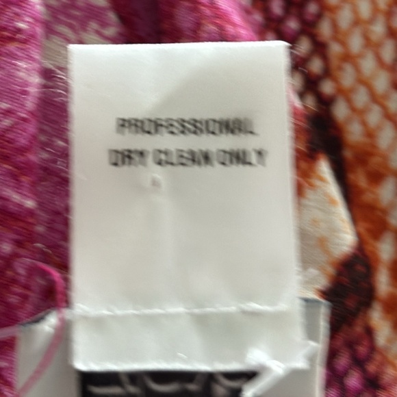 Cache Y2K Snake Print Ruched Faux Wrap V-Neck Sheath Dress Pink Mob Wife Size XS - Picture 9 of 10